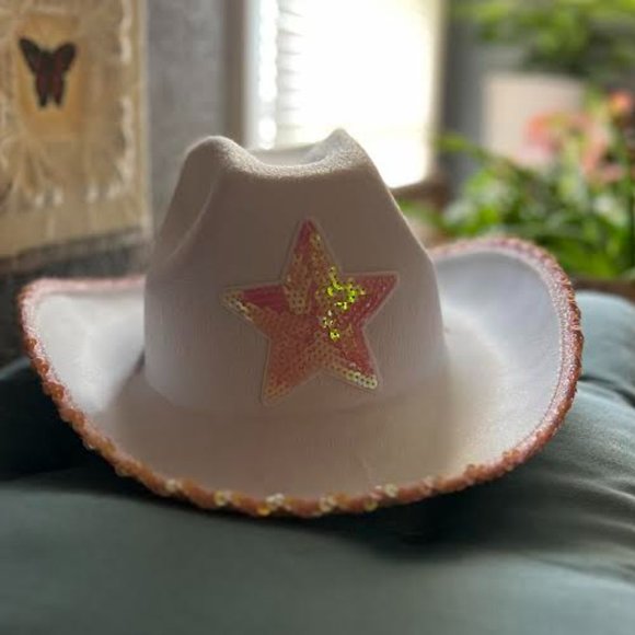 Accessories - COWGIRL PINK STAR HAT